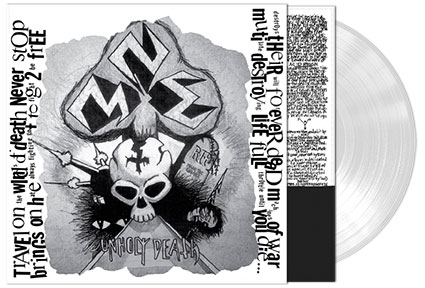 N.M.E. - Unholy Death/Machine of War LP (clear vinyl)